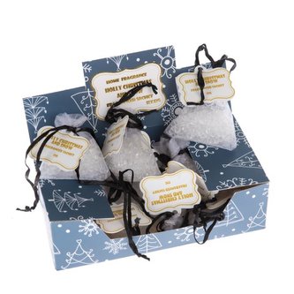 Vonný sáček z organzy - Vánoce a sníh - sada 12ks, 1/48