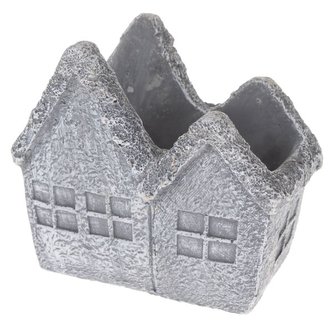 Betonový obal na květináč - domek, 18