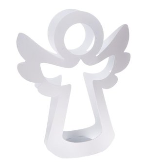 Kovový svícen - anděl, 12/24