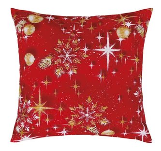 Povláček vánoční - vánoční koule zlaté - 45x45 cm