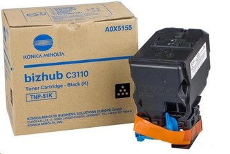 Minolta Toner TNP-51K, černý do bizhub  C3110 (5k)