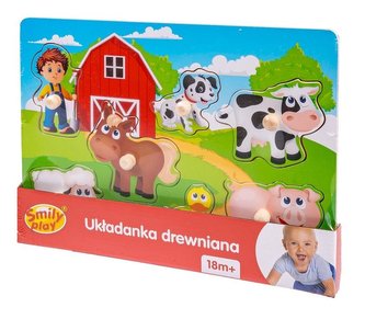 Układanka drewniana Pojazdy