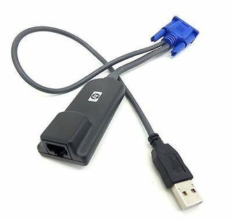 HP KVM Console USB Virtual Media CAC Interface Adapter