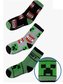 SADA 3 KS PONOŽKY MINECRAFT - velikost 35-38
