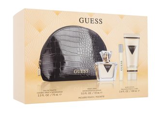 GUESS Seductive toaletní voda 75 ml + tělové mléko 100 ml + toaletní voda 15 ml + kosmetická taštička