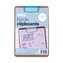 Clipboard A5 drewniany pastelowy niebieski