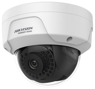 HIKVISION HiWatch IP kamera HWI-D140H(C)/ Dome/ 4Mpix/ objektiv 4 mm/ H.265+/ krytí IP67+IK10/ IR až 30m/ kov+plast