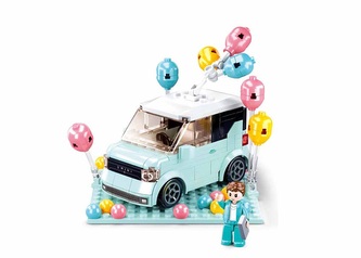 Sluban Girls Dream Mini Handcraft M38-B1086 Qmini zelené autíčko