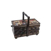 Kazeta rozkládací střední, tm. hnědá 0960010/02