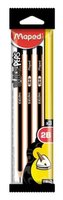 Ołówek Blackpeps 2B 3szt MAPED
