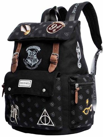 Batoh Harry Potter: Patches (objem 26 litrů|29 x 42 x 21 cm)