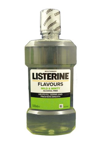 Listerine 500ml Mild & Minty ústní voda