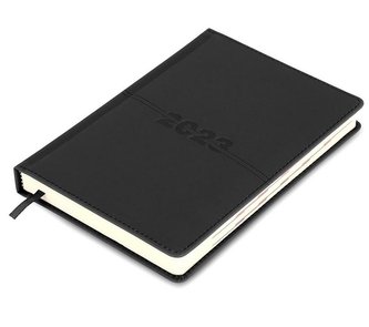 Kalendarz książkowy 2023 A5 czarny EASY