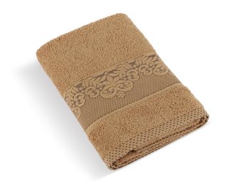 Froté ručník a osuška kolekce Orchidea - hnědá - Ručník 76/017 - 50x100 cm