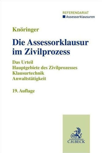Die Assessorklausur im Zivilprozess