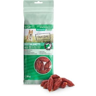 Chewies Beef Salametti Hovězí maso, plíce a dršťky 80 g