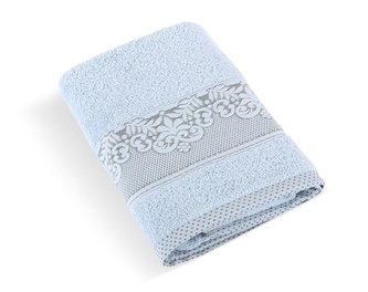 Froté ručník a osuška kolekce Orchidea - světle modrá - Osuška 77/023 - 70x140 cm