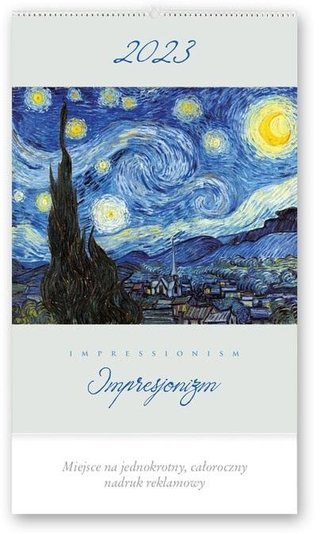 Kalendarz 2023 Ścienny Impresjonizm