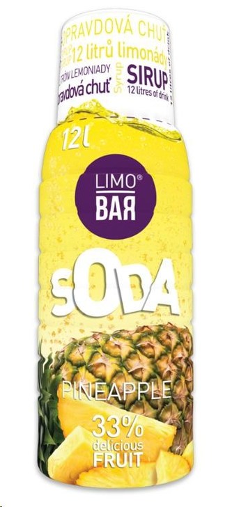 LIMO BAR - sirup Pineapple 0,5l