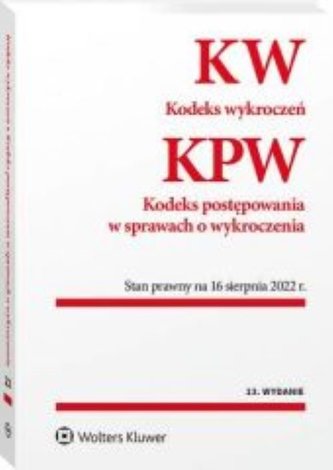 Kodeks wykroczeń Kodeks postępowania w sprawach o wykroczenia Przepisy