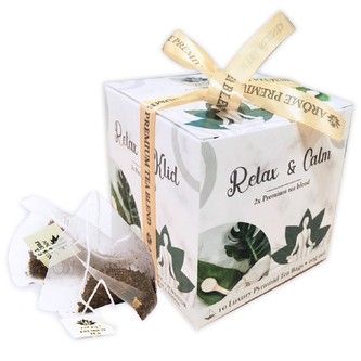 ARÔME Čaj v krabičce, zelený, 2 příchutě po 5 kusech Relax&Klid;