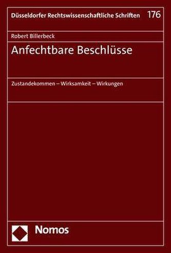 Anfechtbare Beschlüsse