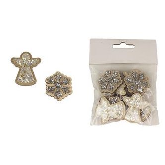 Dekorace k nalepení, 12 ks D4612