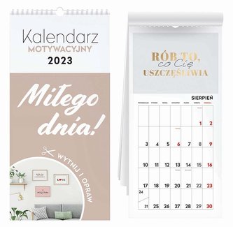 Kalendarz 2023 motywacyjny Hasła
