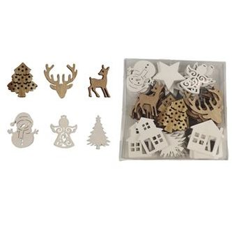 Dekorační přízdoby, 72 ks D4585