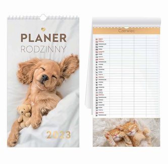 Kalendarz 2023 rodzinny Zwierzak Kalendarz 2023 rodzinny Zwierzak