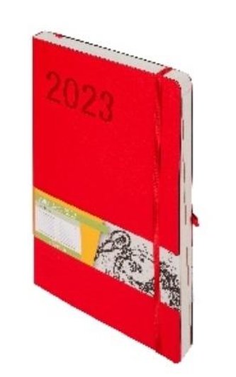 Kalendarz 2023 Impresja B5 czerwony DNS ANTRA