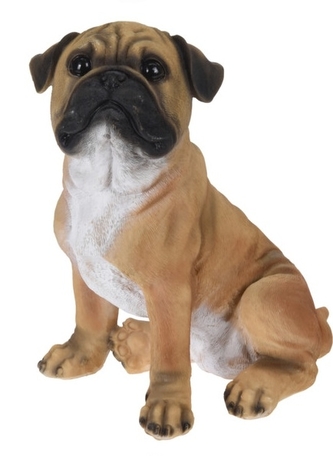 Dekorace pes boxer 27x17x18,5 cm