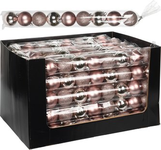 Ozdoba vánoční koule 9 ks 6 cm Elegance
