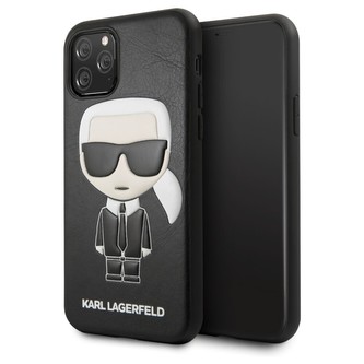 Karl Lagerfeld Embossed kryt iPhone 11 Pro Max černý