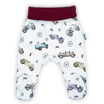 Kojenecké bavlněné polodupačky Nicol Races - velikost 86 (12-18m)