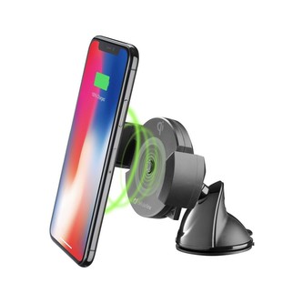 Cellularline Pilot Active univerzální držák s bezdrátovým nabíjením černý
