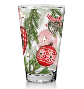 SKLENICE 310ML DEKOR VÁNOCE