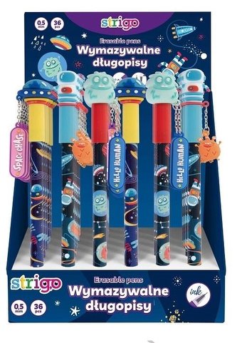 Długopis wymazywalny Strigo Space (36szt) STRIGO