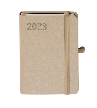 Kalendarz 2023 Skóra A6 szampański TDW ANTRA