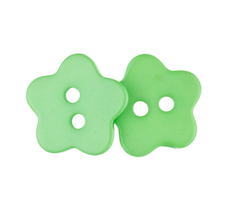 Knoflík - kytka  tmavě zelená - prům. 15 mm