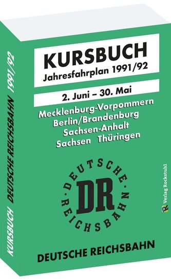 Kursbuch der Deutschen Reichsbahn - Jahresfahrplan 1991/92