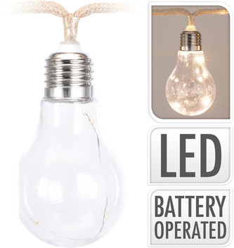 Řetěz světelný - dekor žárovek LED