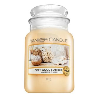 Yankee Candle Aromatická svíčka Classic velká Soft Wool & Amber 623 g unisex