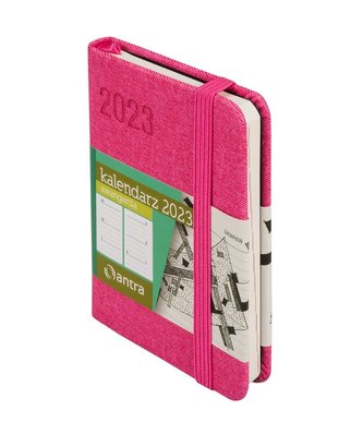 Kalendarz 2023 Awangarda A7 różowy TDW ANTRA