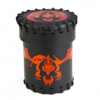 Kelímek na kostky - Rudý drak