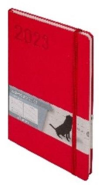 Kalendarz 2023 Minimalizm A5 czerwony TNS ANTRA
