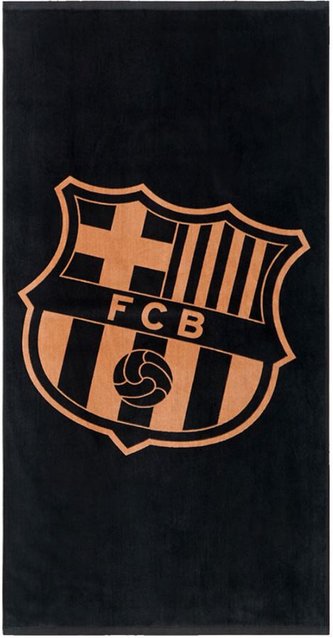Osuška - ručník FC Barcelona: FCB Black (70 x 140 cm)