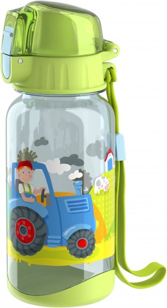Haba Zdravá fľaša pre deti plastová Traktor 400 ml
