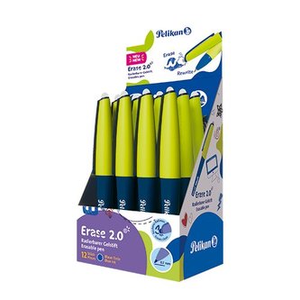 Pelikan - Gumovací pero Pelikan modré 12ks