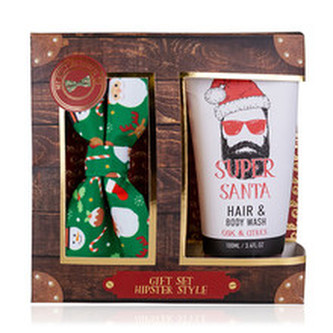 Accentra Sada koupelové péče s motýlkem Hipster Style Xmas man